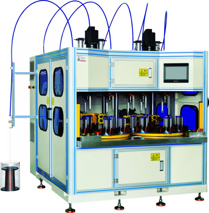 六頭十二工位雙轉(zhuǎn)盤繞線機